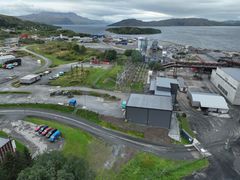 Oversiktsbilde av Finnfjordbotn Trafostasjon (Foto: Arva)