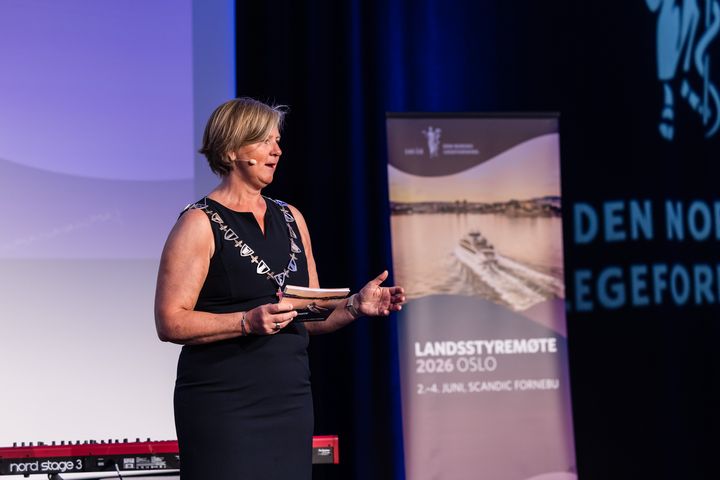 MÅ RUSTE OPP: – Det vi ikke har kapasitet til i vanlig drift, kan vi heller ikke trylle frem i en krise. Der Forsvaret ruster opp, kan ikke helsetjenesten bygges ned, sa Anne-Karin Rime i sin åpningstale til landsstyret.