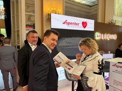 Geir Ivar Westen (CEO Asamedic), Mihaela Ursache (Produsjef Aspenter Acut)