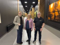 Styrker arbeidet med produktutvikling. F.v. administrerende direktør Hilde Talseth, leder for produktutvikling Aslaug Rustad og salgsdirektør Gisle Ranum. Foto: Norsk Kylling