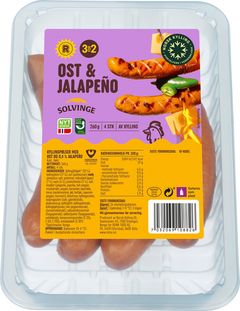 Dommernes vurdering – Ost- og jalapeño kyllingpølse: En svært god snadderpølse med kylling, der kombinasjonen av ost og jalapeño gir et balansert og innbydende smaksbilde. Lukt og smak henger godt sammen, og krydringen er tydelig uten å bli dominerende. Pølsa har god tyggemotstand og fremstår saftig og vellykket. Råvarene holder høy kvalitet, og produktet er flott i uttrykket. Et gjennomført hot-alternativ som leverer tydelig smak og høy kvalitet, med svært lite å trekke på.
