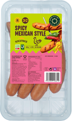 Spicy mexican style pølse fikk bronse