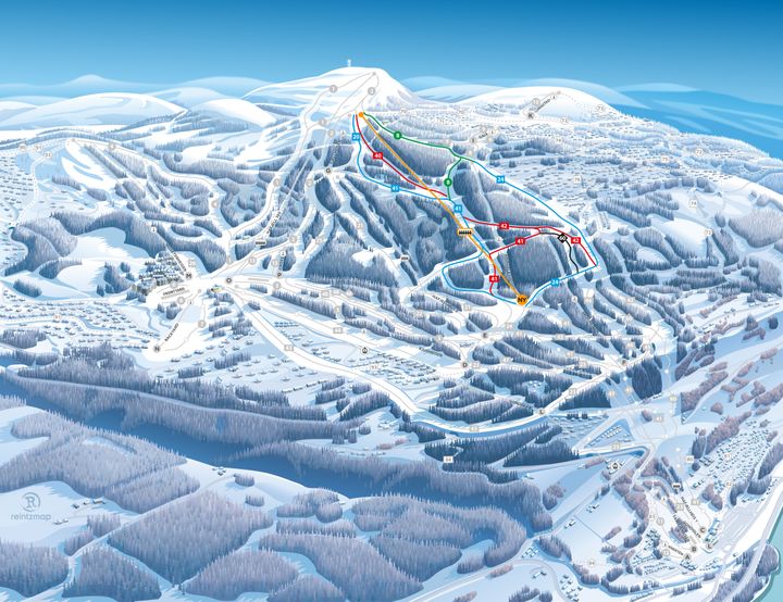 Her ser man hvor den nye stolheisen, Hafjell Sør, vil bli etablert. Den nye 6-seteren vil stå klar til skisesongen 23/24.