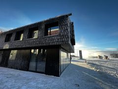 Restaurant Favn i all sin vinterprakt. Foto: Veslemøy Eineteig Wedum.