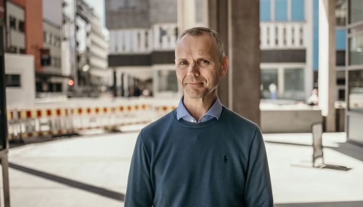 Audun Solberg, redaktør for avis og forlag i Aftenposten.