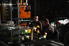 A Dolphin module being completed in the Bergen factory