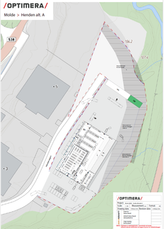 Plantegning, Nytt Optimera Proffsenter i Molde