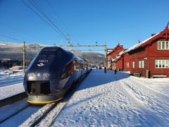 ÅPNING: Onsdag 11. januar blir det offisiell åpning av togstoppet på Kvitfjell stasjon.