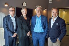 Fra venstre: Jonas Palmqvist, Sarah Scales, Giles Fraser, Lars Erik Grønntun