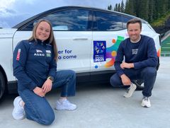Langrennsløperne Julie Myhre og Emil Iversen har vært Nardo Bil Gruppen sine ambassadører og bilpartnere i en årrekke. De er svært fornøyde med den nye samarbeidspartneren til Nardo Bil.
