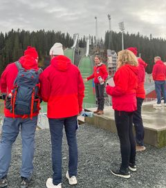 Hoppbakkene i Granåsen er nye og roses av utøverne. Om 133 dager starter Ski-VM i Trondheim.