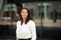 Birgitte Engebretsen, administrerende direktør i Telenor Norge. Foto: Martin Fjellanger.