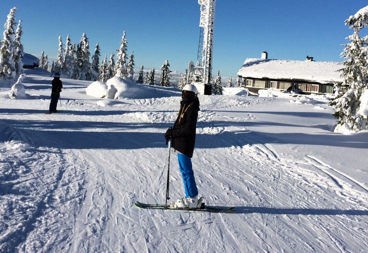 Kundene kan glede seg over 5G i mange alpinanlegg. Her fra Hafjell.