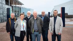 Telenor Infra har knyttet til seg nye partnere for å videreutvikle selskapet. Fra venstre: Kjell Eirik Westermann (Site Service), Christina Endresen (Infra), Terje Hoemsnes (Site Service), Rune Flatmo (Binto), Reine Thoren (Infra) og Stian Tråseth (Oppland Elektro). Foto: Martin Fjellanger