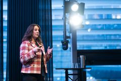 Administrerende direktør i Telenor Norge, Birgitte Engebretsen. Foto: Martin Fjellanger