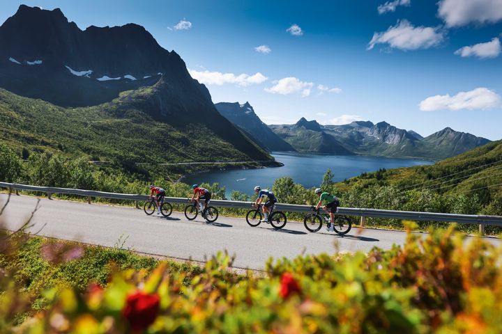 Bilde fra Arctic Race of Norway 2025.