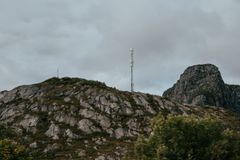 Basestasjon på fjell
