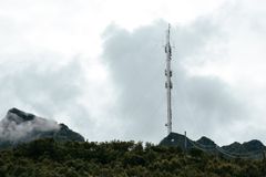 Basestasjon på fjell
