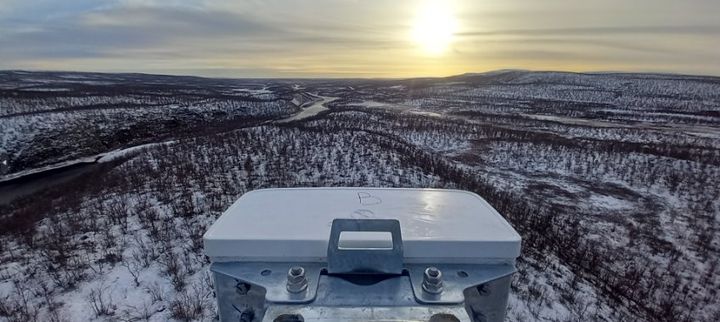 Fra toppen av basestasjon Pikefoss