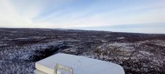 Utsikt fra basestasjon Pikefoss