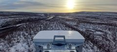 Utsikt fra basestasjon Pikefoss