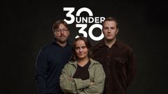 Dennis Hagström (t.v), Victoria Bjørge (midten) og Kristoffer Nordvik (t.h)