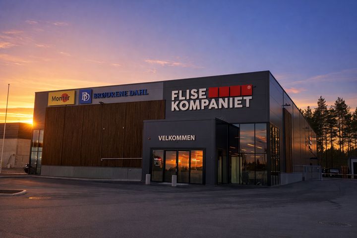 Flisekompaniet åpner ny stor konseptbutikk på Hønefoss