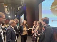 Truls Roll (Deputy CEO, Azets), Finn Røgenes (Head Of Sales, Azets), Dan Wange (Senior manager, Azets), Sandra Messel (Leder marked og kommunikasjon, Azets), Laila Halvorsen (prosjektleder Levanger kommune), Linn Pilskog (prosjektleder Azets Consulting), Marit Berg Ness (økonomirådgiver, Levanger kommune)