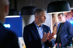 Arne Norheim (adm. direktør, Azets) takket for en hyggelig ettermiddag.