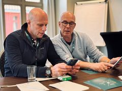 Ragnar Holth og Martin Rud er i gang med forberedelsene til Vann & Miljø 2026