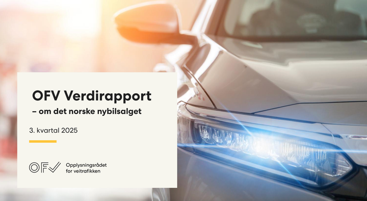 OFVs Verdirapport utgis kvartalsvis og gir oversikt over totalverdien av nyregistrerte biler i Norge – fordelt på fylker, prisintervaller og eiergrupper. Rapporten er basert på faktiske registreringsdata og verdianalyser for hele person- og varebilmarkedet.
