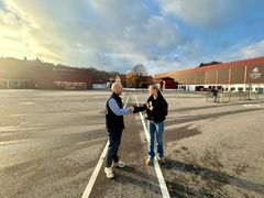 Johan Hennig-Olsen og Sophia Træland i LICC.