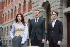 Klimentina Radkova, Frode Pleym og Andreas Randøy i Greenpeace.