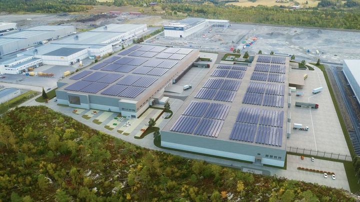 FLYTTER: Slik vil den nye terminalen på over 30.000 kvadratmeter se ut. Foto: NREP Logistics.