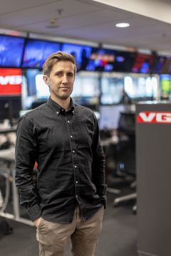 Marcus Husby, redaksjonssjef for AI i VG