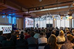 Hele produktorganisasjonen samlet i Stockholm for felles oppstart – 230 medarbeidere fra hele Schibsted til stede for å bygge kultur, retning og lagfølelse.
