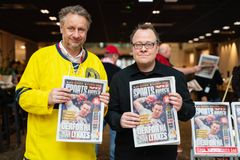 Henning Olsen t.v og Håvard Lotsberg t.h som står for produksjonen.