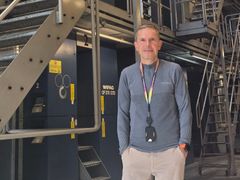 TAR OVER: Arve Kvåle går fra rollen som fabrikksjef til å bli daglig leder i Schibsted Trykk.