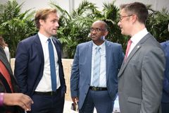 ECOnect CEO Morten Christophersen (on the left) at Groundbreaking Ceremony July 2026