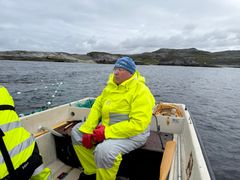 Erling Haugan og andre fiskere i Bugøynes har sammen med forskere fra Nofima og Havforskningsinstitutet gjennomført kilenotfiske.