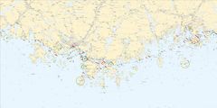 Sjøkart over Mandal. Datakilder: Kartverket, Geovekst, kommuner og OSM - Geodata AS, Rettighetshavere DOK. Kartdesign: Kart.no © 2024