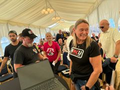 Olea Anett Kvalsvik, leder av sentralstyret i NMCU, med avdelinger fra Agder i sør til Troms/Finnmark i nord