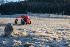 Den store skipssetningen fra romersk jernalder består av 49 steiner og er den nest største i Sverige.