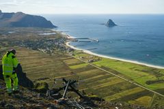 Jammeutstyr over Bleik, Andøya