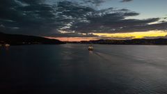 Havila Polaris headed from Bergen on her maiden voyage.