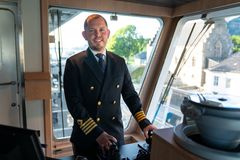 Joakim Albriktsen was the captain of Havila Polaris as she left Bergen on her first voyage.
