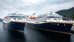 Havila Pollux & Havila Polaris together in Bergen.