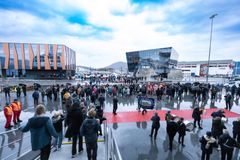 A lot of locals was in attendance when Havila Capella was christened in Fosnavåg, November 8th 2022.