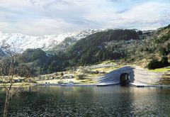 Illustration of how the entry to Stad ship tunnel might look when finished.