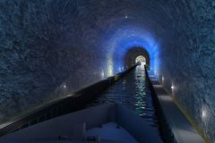 Illustration of how Stad ship tunnel migth look when finished.